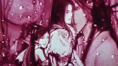 明星沙画视频,沙画演绎璀璨星途